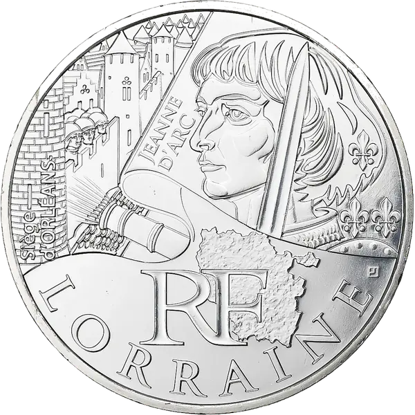 10 euros des Régions 2012 Lorraine – Jeanne d'Arc