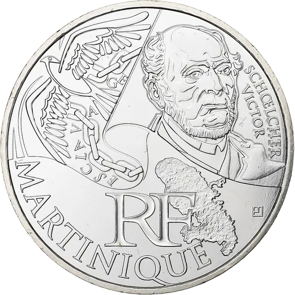 10 euros des Régions 2012 Martinique – Victor Schœlcher