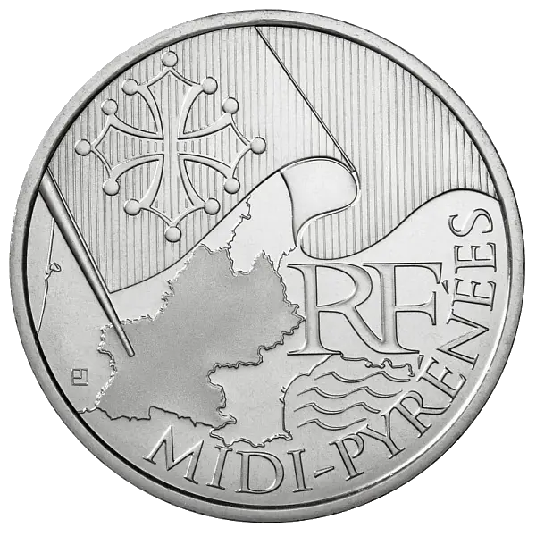 10 euros des Régions 2010 Midi-Pyrénées – série héraldique