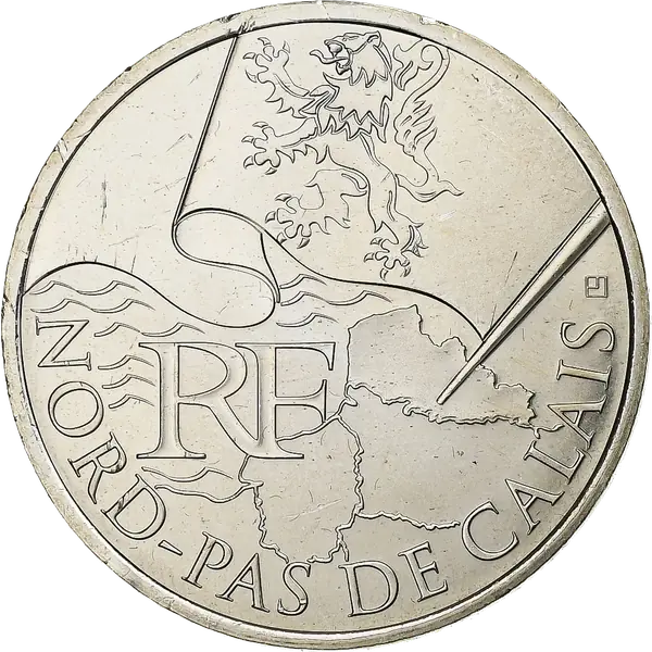 10 euros des Régions 2010 Nord-Pas-de-Calais – série héraldique