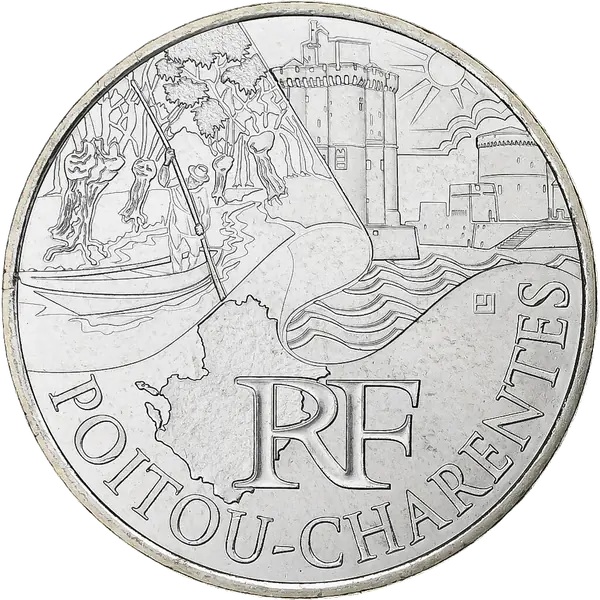 10 euros des Régions 2011 Poitou-Charentes – patrimoine régional