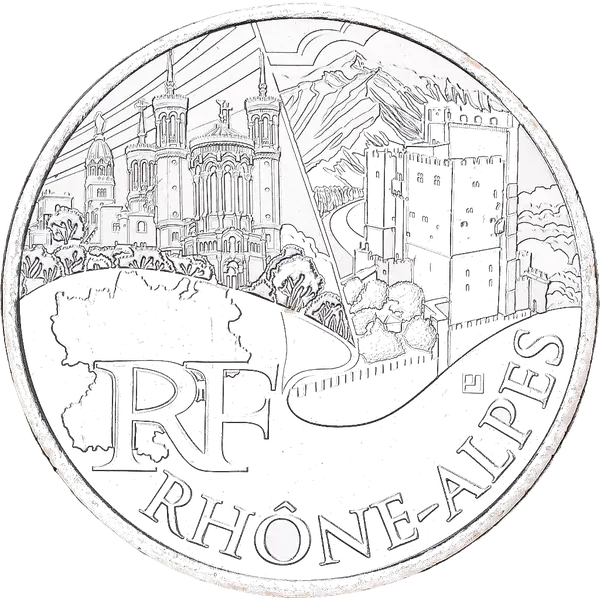 10 euros des Régions 2011 Rhône-Alpes – patrimoine régional