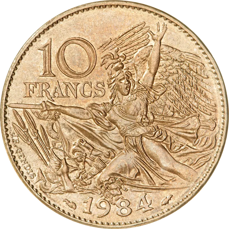 10 francs François Rude 1984 revers