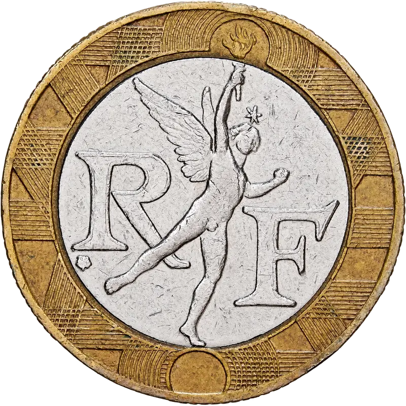10 francs Génie de la Bastille - avers