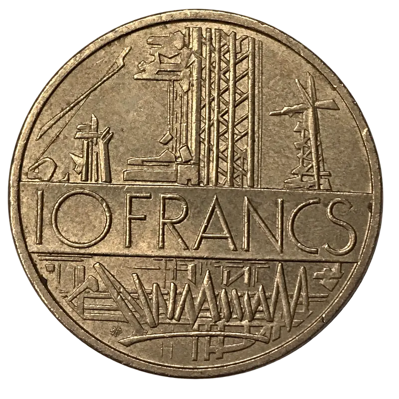 10 francs Mathieu - revers