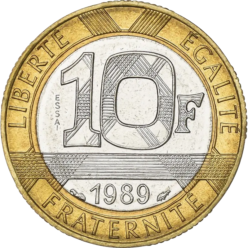 10 francs Montesquieu 1989 revers