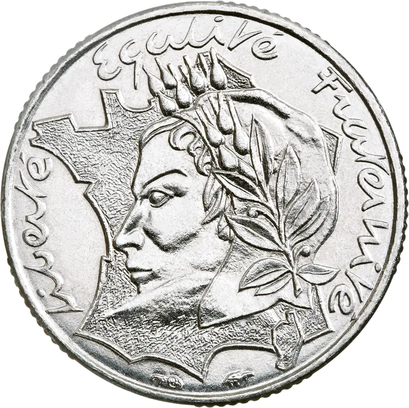 10 francs République de Jimenez 1986 avers