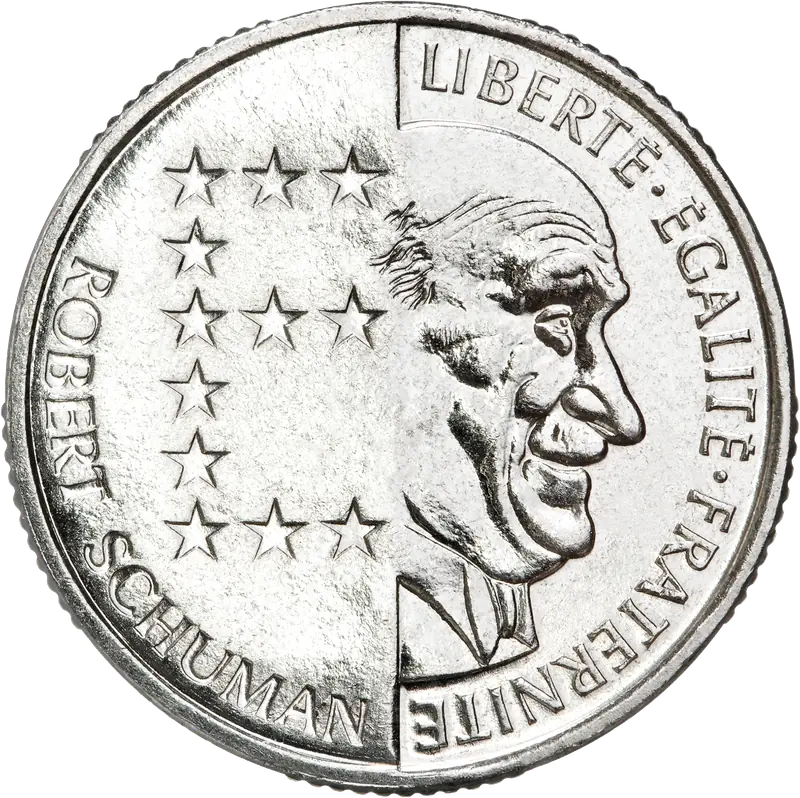 10 francs Robert Schuman 1986 avers