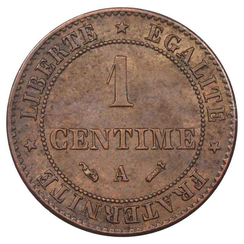 1 centime Cérès revers