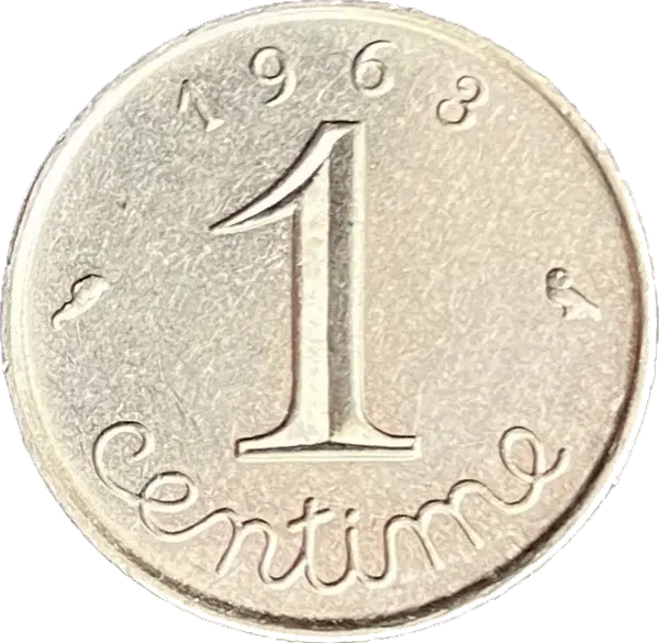 1 centime Épi, revers