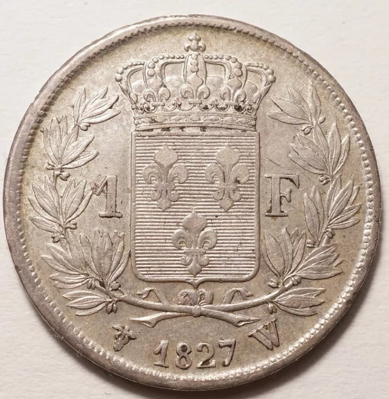 1 franc Charles X revers