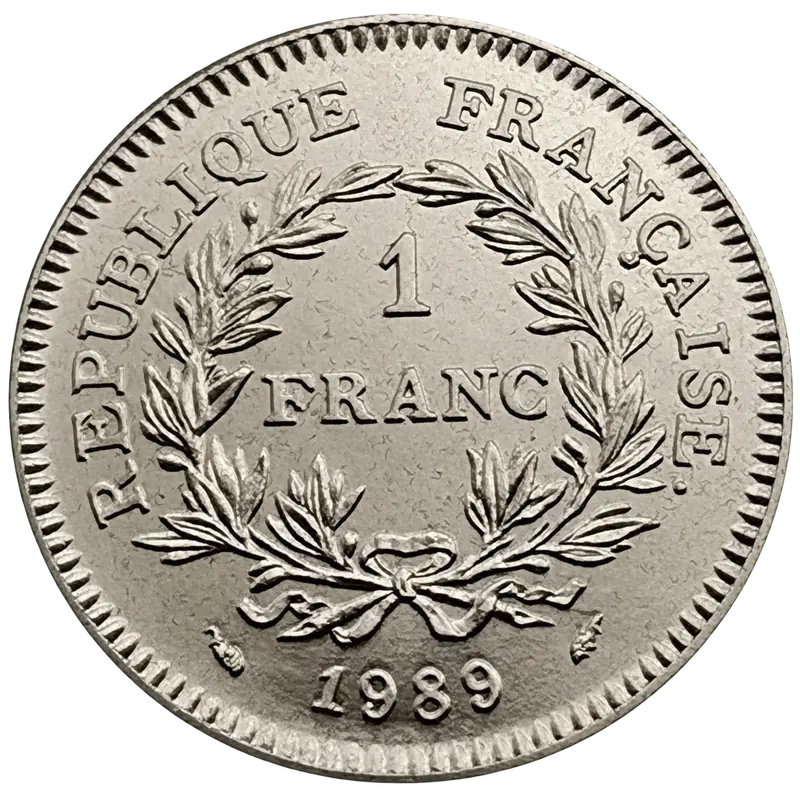 1 franc États généraux 1989 revers