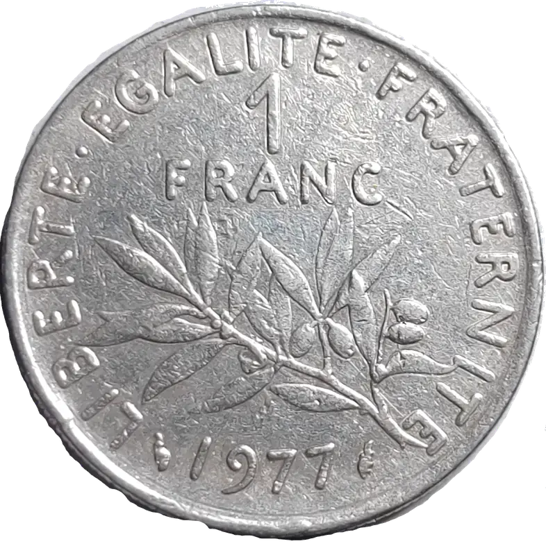 1 franc Semeuse, revers (1999)