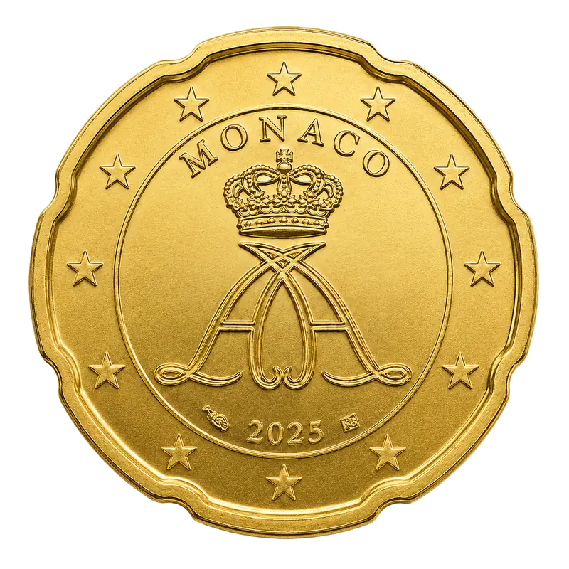 20 cent euromunt — Monaco