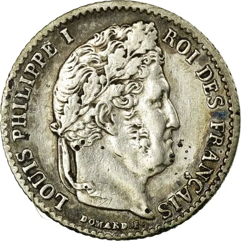 quart de franc Louis-Philippe avers