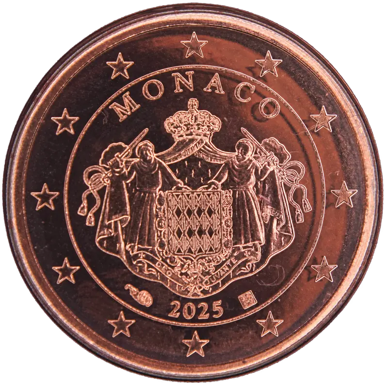 2 cent euromunt — Monaco