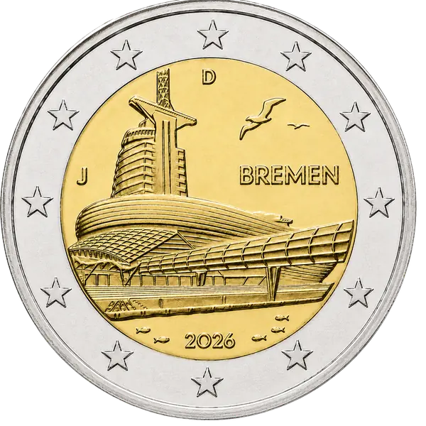 Moneda conmemorativa de 2 euros, Alemania, 2026
