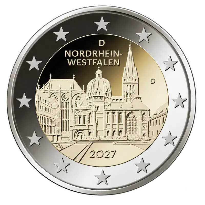 2-euroherdenkingsmunt, Duitsland, 2027