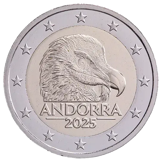 2 euro commemorative coin, Andorra, 2025