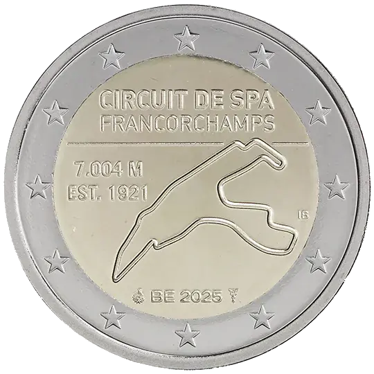2 euro commemorative coin, Belgium, 2025