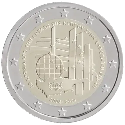 2 euros commémorative Chypre 2024