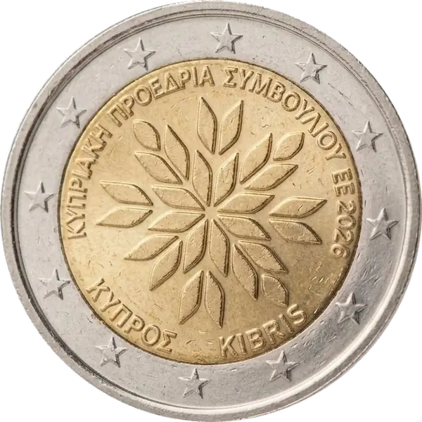Moneta commemorativa da 2 euro, Cipro, 2026