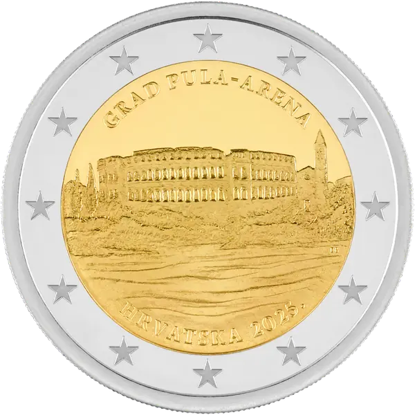 2 euro commemorative coin, Croatia, 2025
