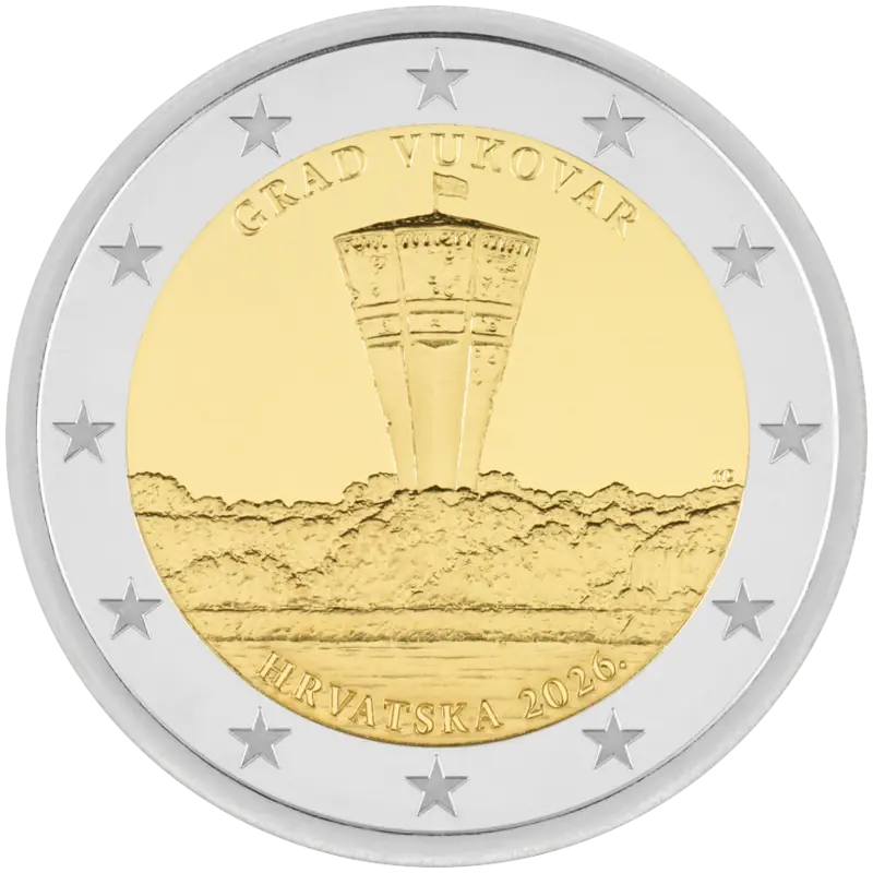 2-euroherdenkingsmunt, Kroatië, 2026