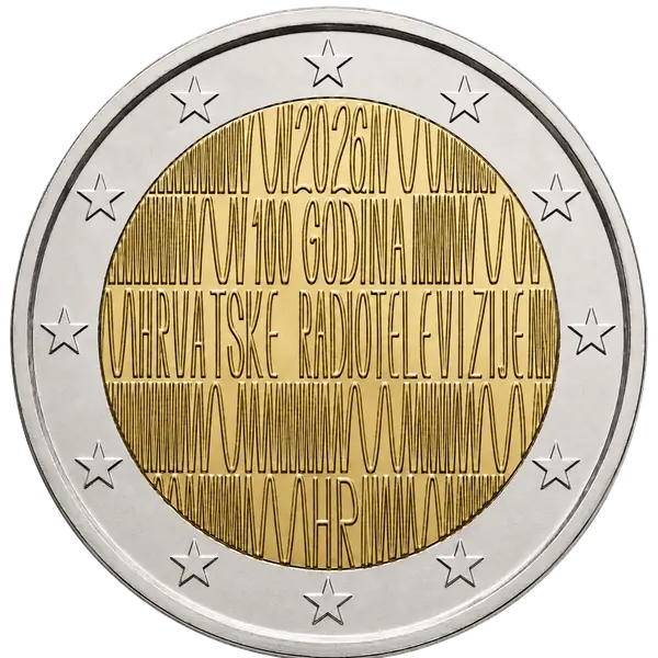 2-Euro-Gedenkmünze, Kroatien, 2026
