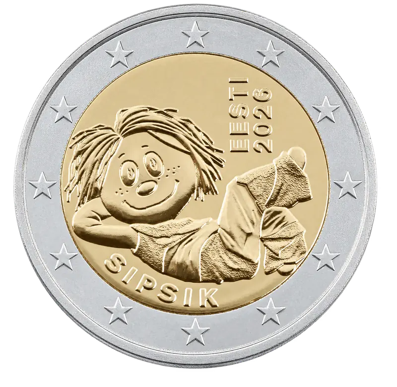 Moeda comemorativa de 2 euros, Estónia, 2026
