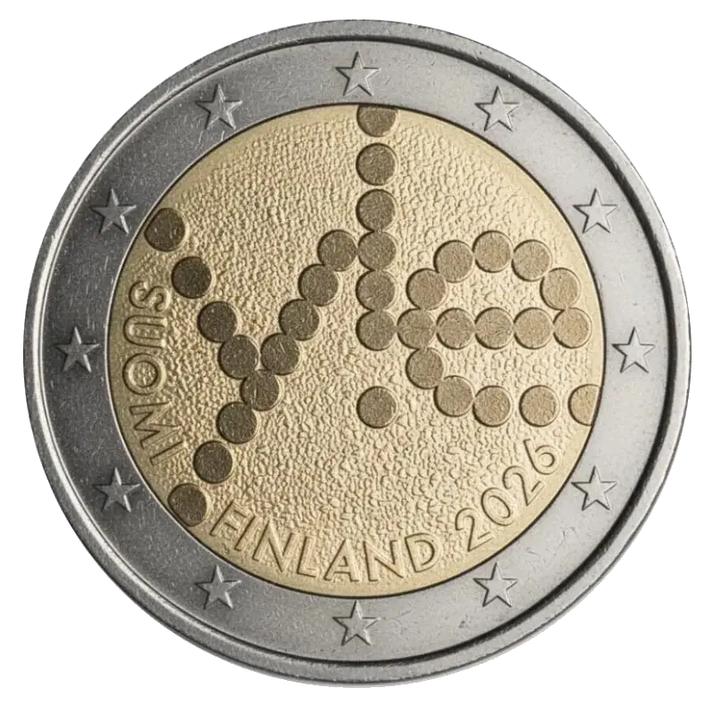 Moeda comemorativa de 2 euros, Finlândia, 2026