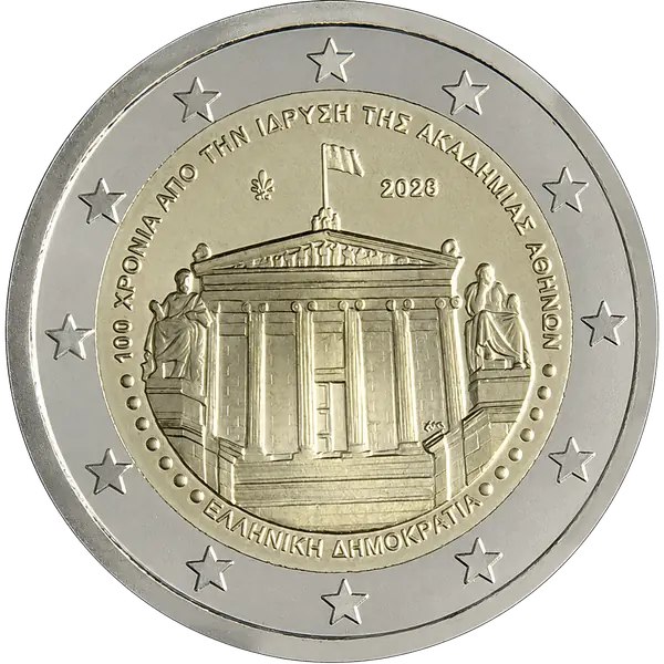 2 euros commémorative Grèce 2026