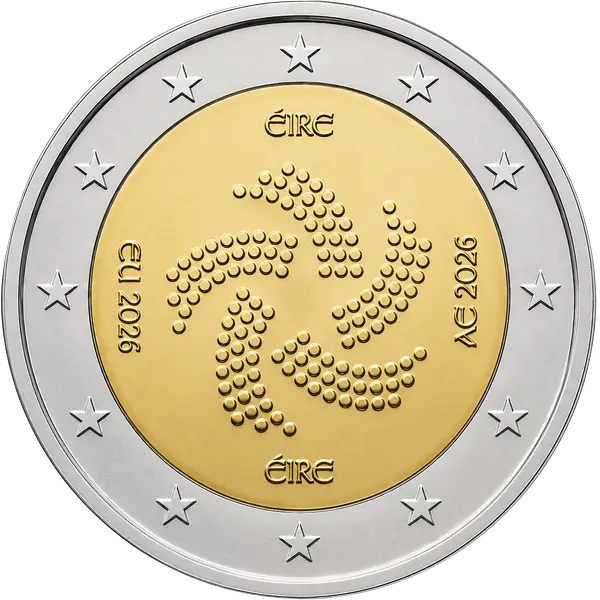 2-Euro-Gedenkmünze, Irland, 2026