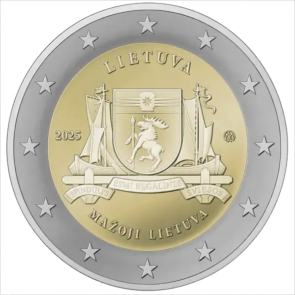 2 euro commemorative coin, Lithuania, 2025