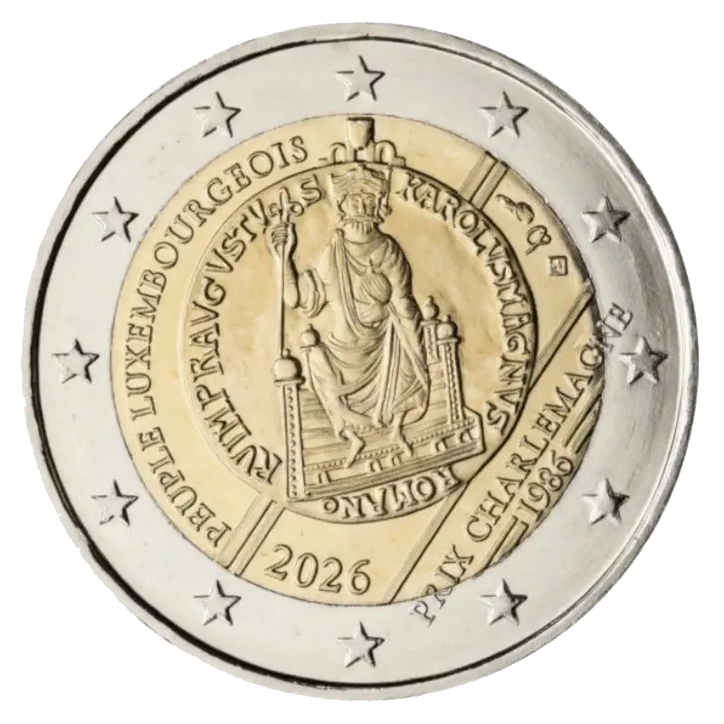 Moeda comemorativa de 2 euros, Luxemburgo, 2026