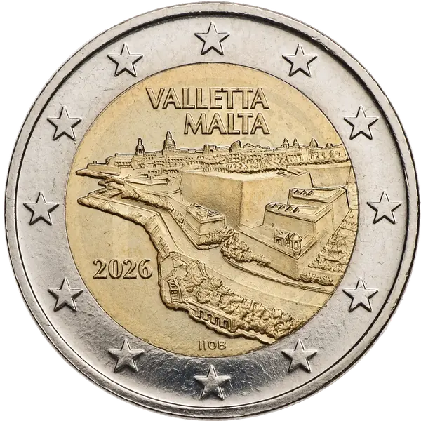 2-Euro-Gedenkmünze, Malta, 2026