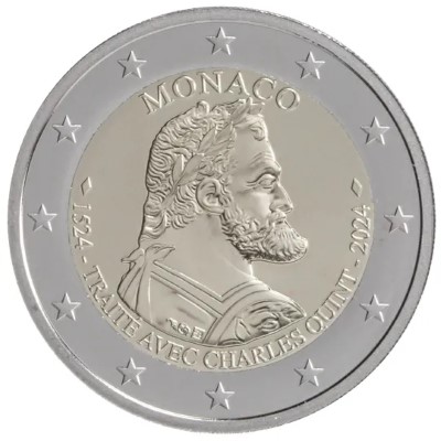 2 euros commémorative Monaco 2024