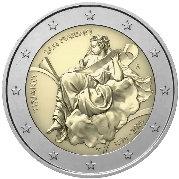 Moneta commemorativa da 2 euro, San Marino, 2026