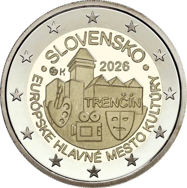 Moneta commemorativa da 2 euro, Slovacchia, 2026