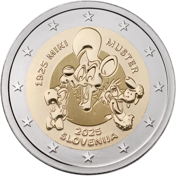 2 euro commemorative coin, Slovenia, 2025