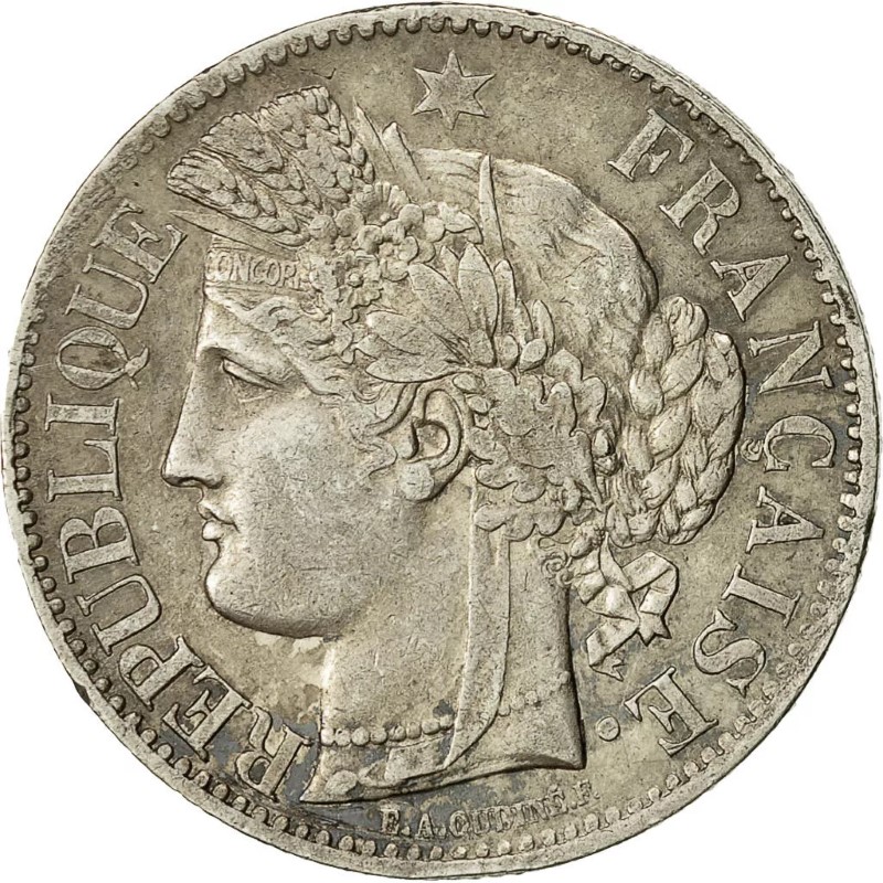 2 francs Cérès avers