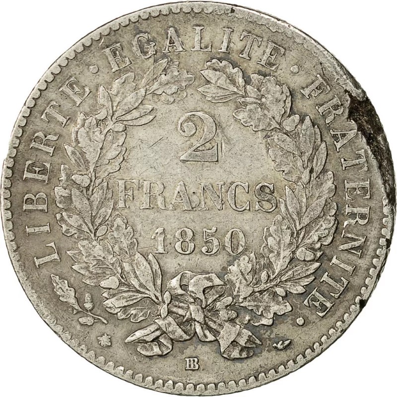 2 francs Cérès revers