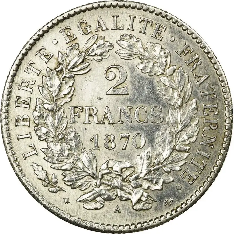 2 francs Cérès revers