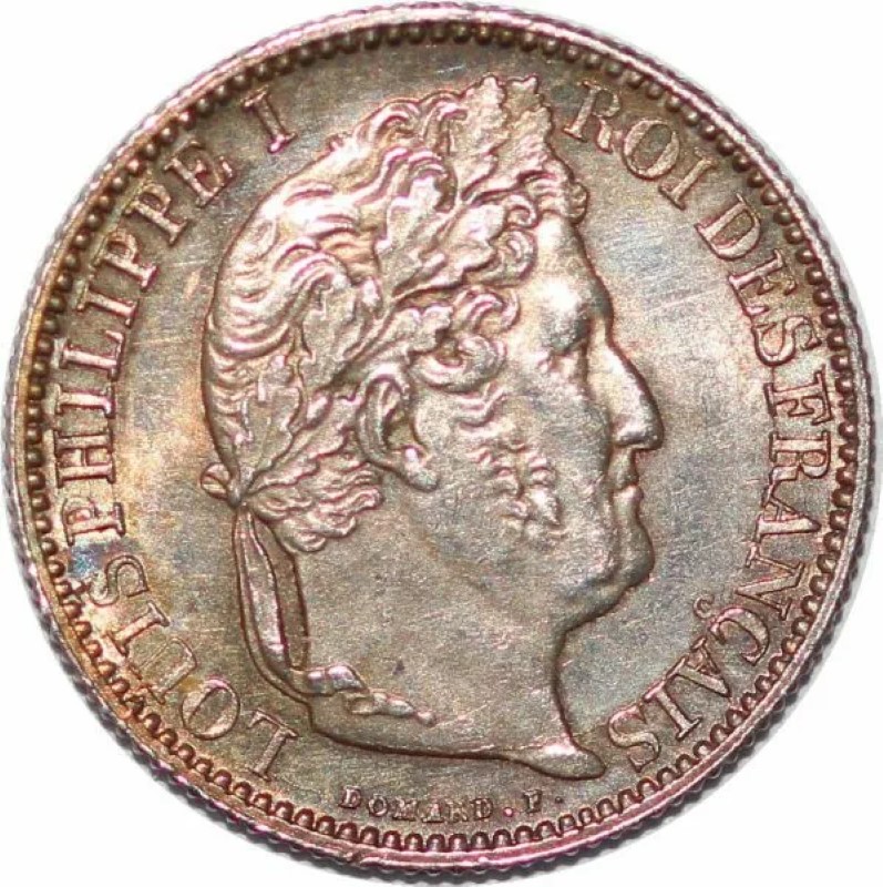 50 centimes Louis-Philippe avers