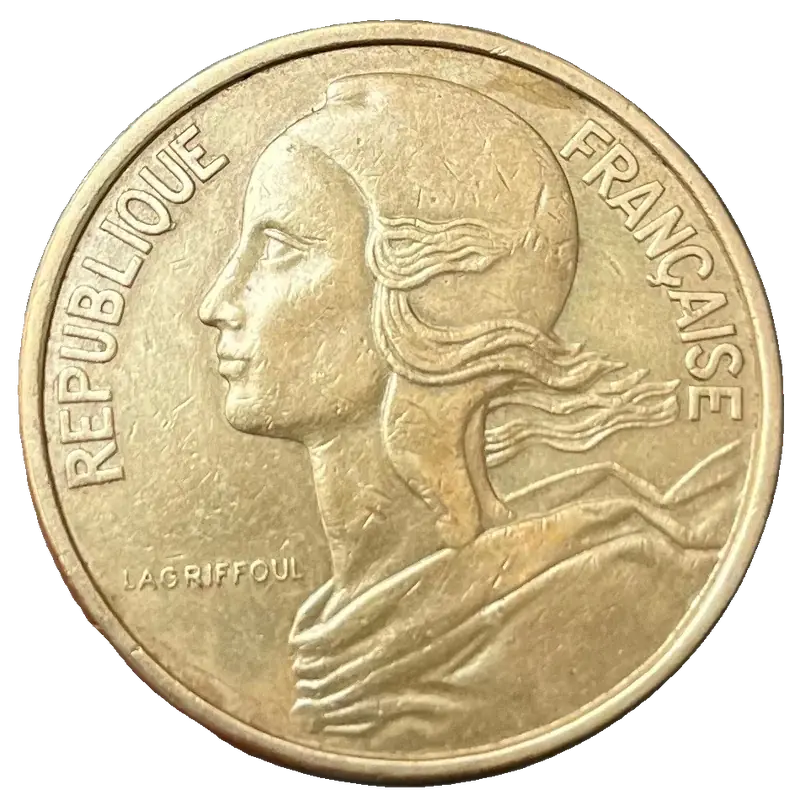 50 centimes Marianne 1962, avers