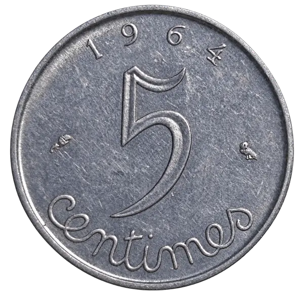 5 centimes Épi 1964, revers