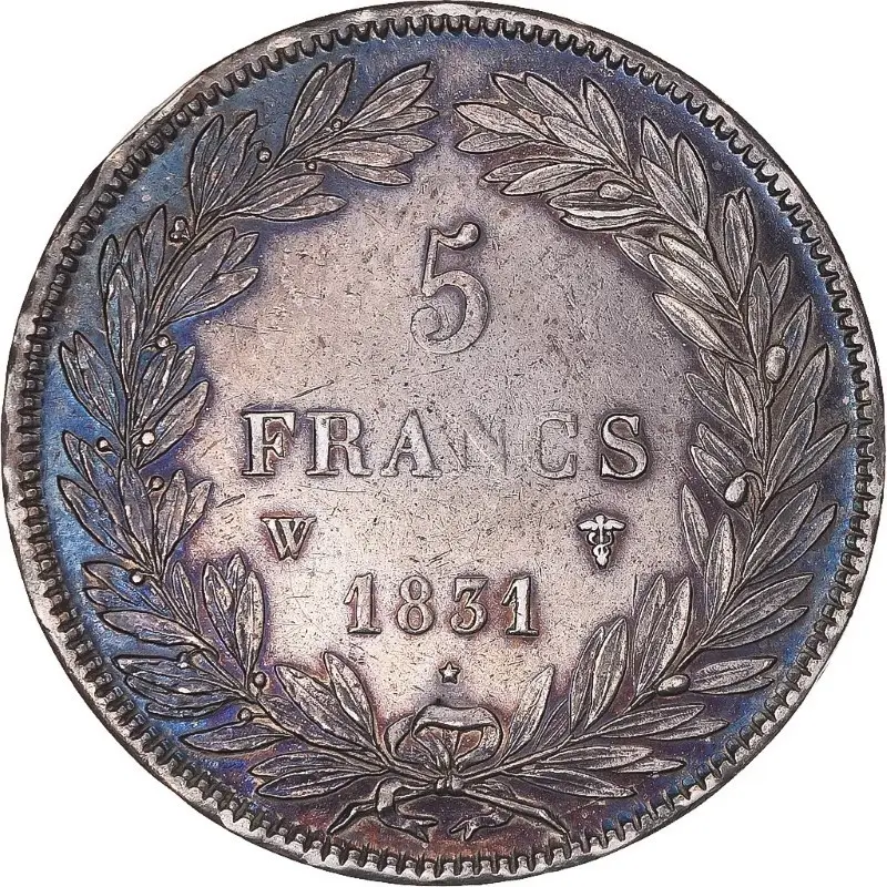 5 francs Louis-Philippe revers