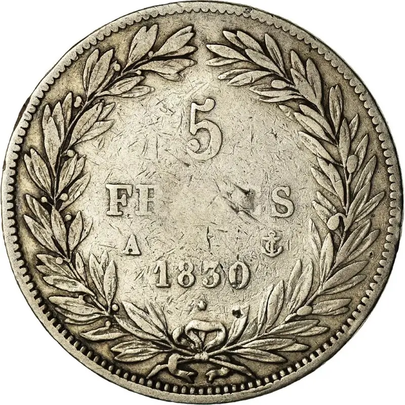 5 francs Louis-Philippe revers