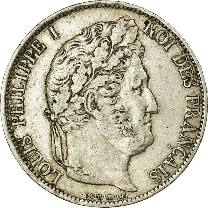 5 francs Louis-Philippe avers