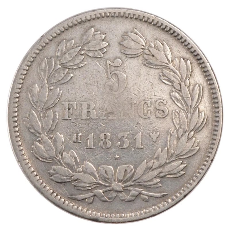 5 francs Louis-Philippe revers